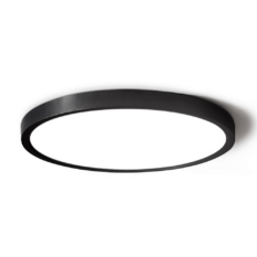 Luna Taklampe Ø30cm CCT 18W Sort Dimbar