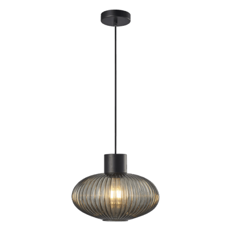 Mika Pendel Ø30cm E27 Smoke