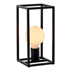 Dino Bordlampe E27 Sort