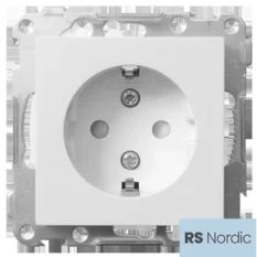 Elko Stikkontakt uten Ramme Enkel Innfelt RH