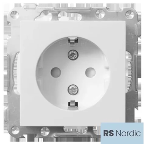 Elko Stikkontakt uten Ramme Enkel Innfelt RH