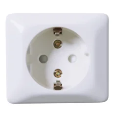 Elko Enkel Stikkontakt Påvegg med Jord RH