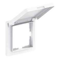 NP Innfelt USB Stikk IP44 Deksel Hvit