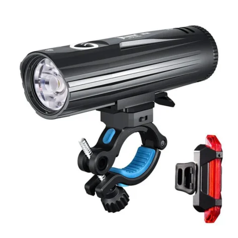 Wuben B2 IP65 Oppladbar LED Sykkellykt Sort - 1300 Lumen
