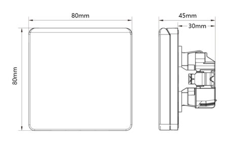 NP Innfelt Enkel Stikkontakt 2 x USB C Hvit IP44 Jord