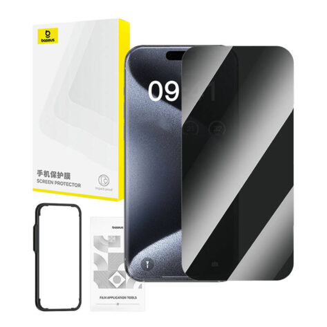Baseus Superior privatlivsglass iPhone 15 Pro 2ST
