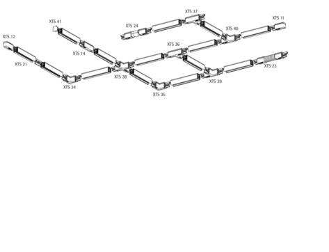 NP Pro 3T T-Kobling Venstre XTS 39-3 Hvit