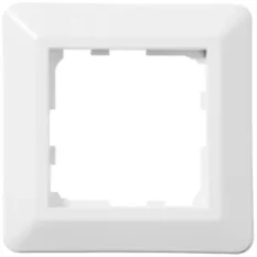 Elko RS16 Ramme 1-Hull L571 Renhvit