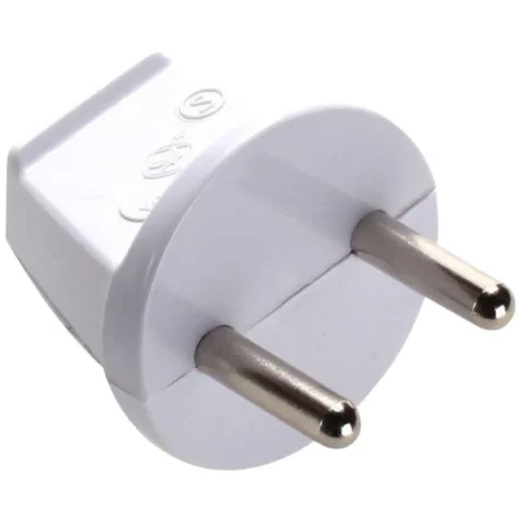 Støpsel med Sideveis Kabelinnføring u/Jord 16A Hvit