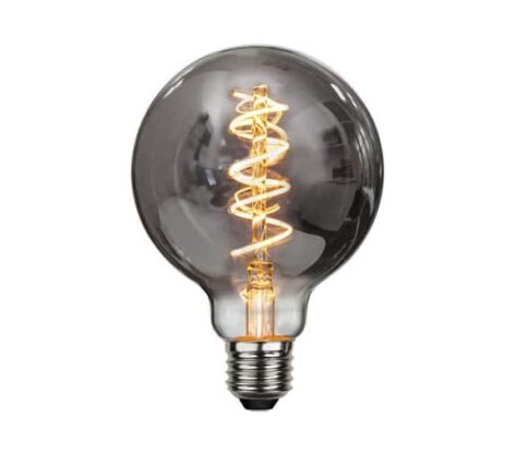 354-61-1 LED Smoked 95mm 2W E27 2100K Dimbar