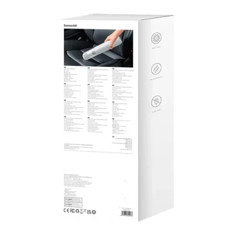 Baseus A3 Lite Trådløs Bilstøvsuger 12000PA Hvit