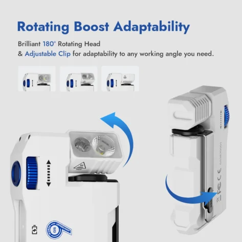 WUBEN G5 Kompakt Lykt - Limited Edition Hvit_12