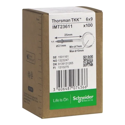 Thorsman Metallklammer TKK 7-10 spiker 2.1x25mm 100PK