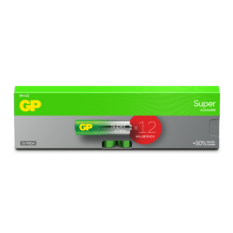GP Super Alkaline AA-batteri 15ALR6 12-pakk