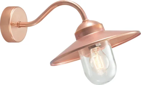 Norlys Karlstad 230 Kobber Vegglampe