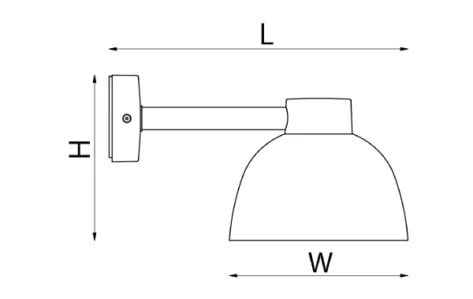 SG Herning Wall Grå Midi 1060/1140/1770/1920lm 3000/4000K