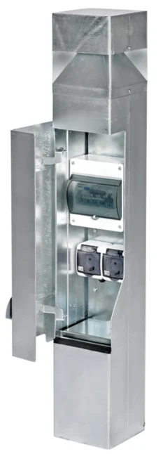 Norlys 893 Arvika Pullert stikkontakt Galvanisert