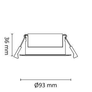 Unilamp Gyro Go 6-pack 8W 2700K IP44_2