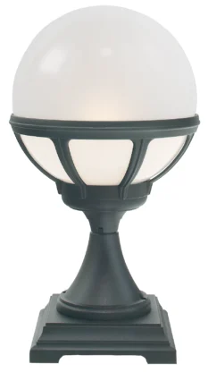 Norlys Bologna 313 Portstolpe Sort Hvitt Glass