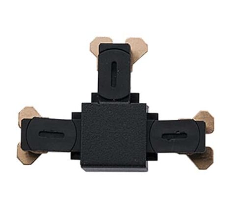 SG Zip 230V Sort T-Skjøt for 3 skinner