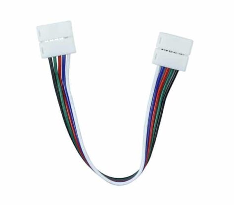 Skjøtekabel LED Strips RGBW 12mm 10 cm dobbel 5-Pin