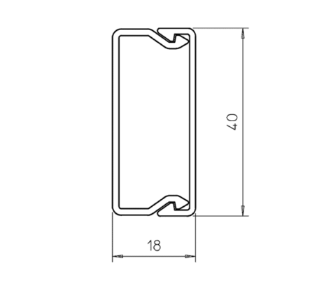 OBO-BETTERMANN-MINIKANAL-M.TAPE-WDK15040SRW-2000X40X15MM-RENHVIT
