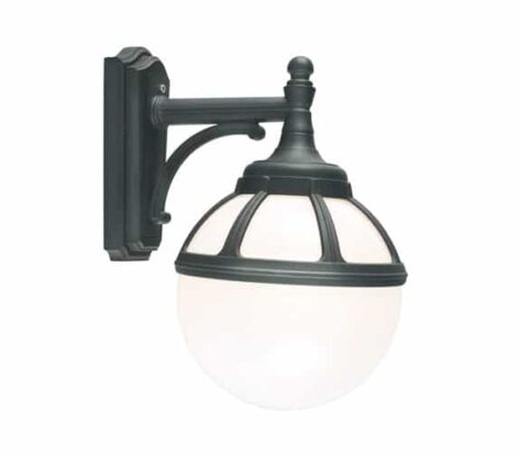 Norlys Vegglampe Bologna 311 Sort / Opal