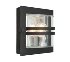 Norlys Bern 650 Sort Vegglampe E27 Klart glass