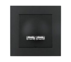 Elko Plus USB lader 2.1A I Sort